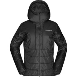 Norrona Chaqueta Mujer - Trollveggen Primaloft100 Zip Hood - Caviar -Norrona 340900 00 d 722354