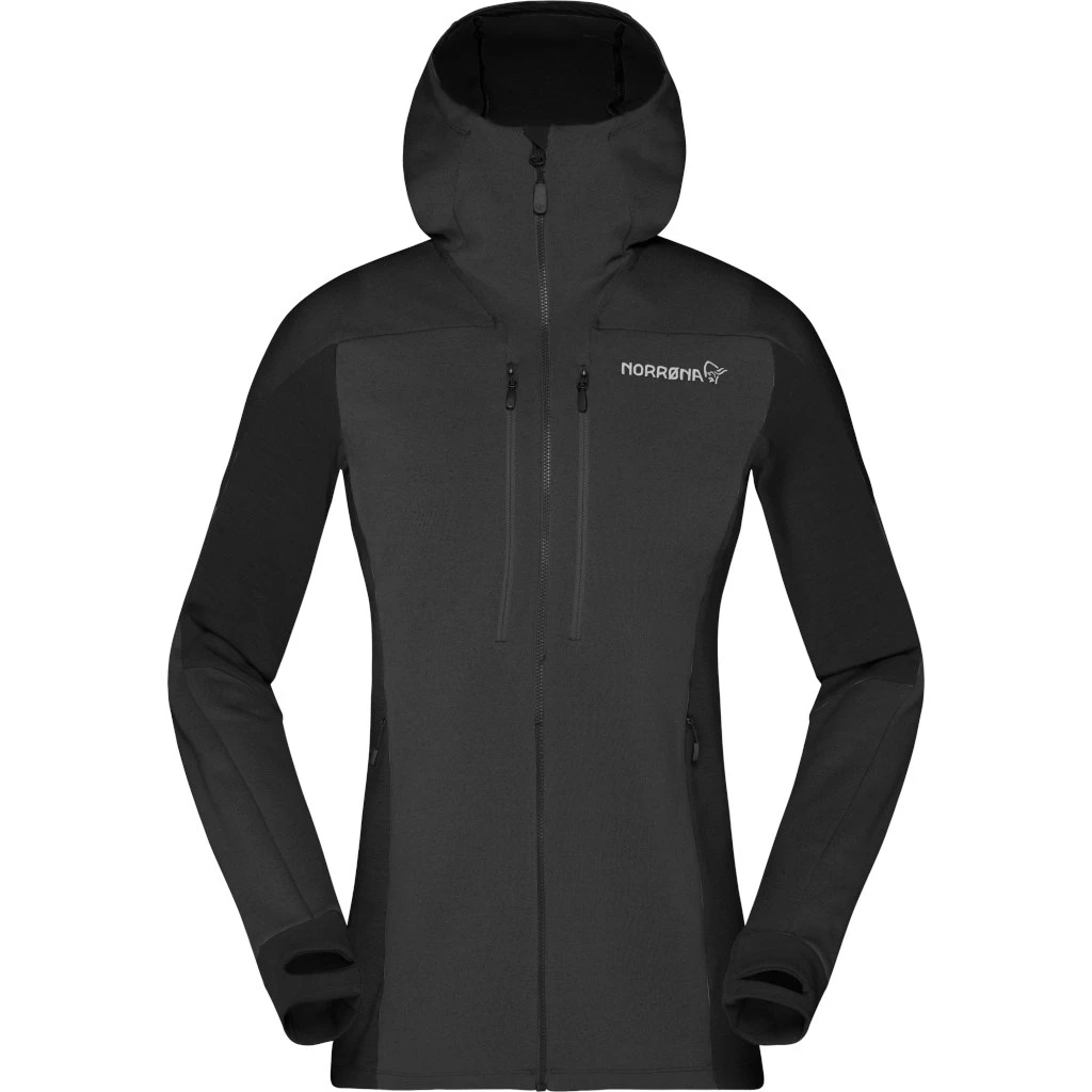 Norrona Chaqueta Mujer - Trollveggen Powerstretch Pro Zip Hood - Caviar 2 Norrona Chaqueta Mujer - Trollveggen Powerstretch Pro Zip Hood - Caviar - Imagen 2