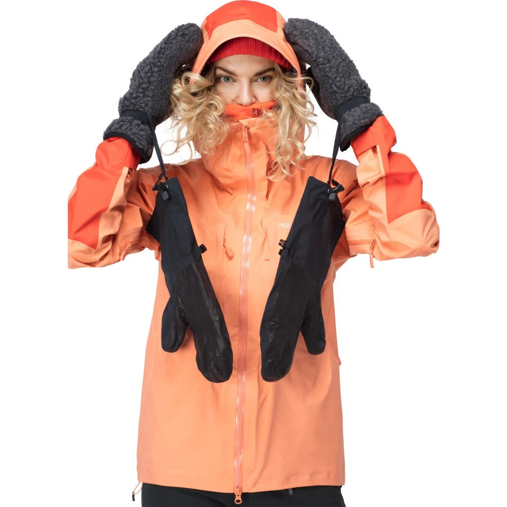 Norrona /29 Wool Pile Liner Manoplas - Caviar 2 Norrona /29 Wool Pile Liner Manoplas - Caviar - Imagen 2