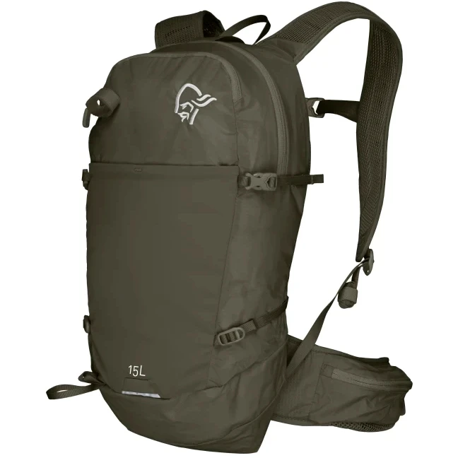Norrona Mochila - 15L - Olive Night 1 Norrona Mochila - 15L - Olive Night
