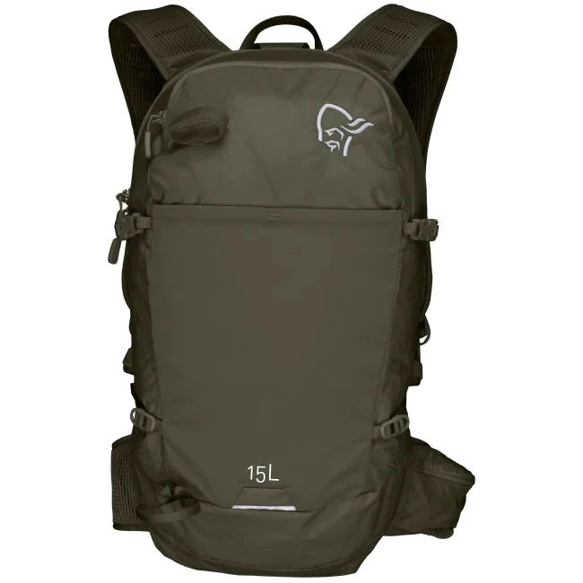 Norrona Mochila - 15L - Olive Night 2 Norrona Mochila - 15L - Olive Night - Imagen 2