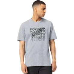 Norrona Camiseta Hombre - /29 Cotton Bolder - Grey Melange