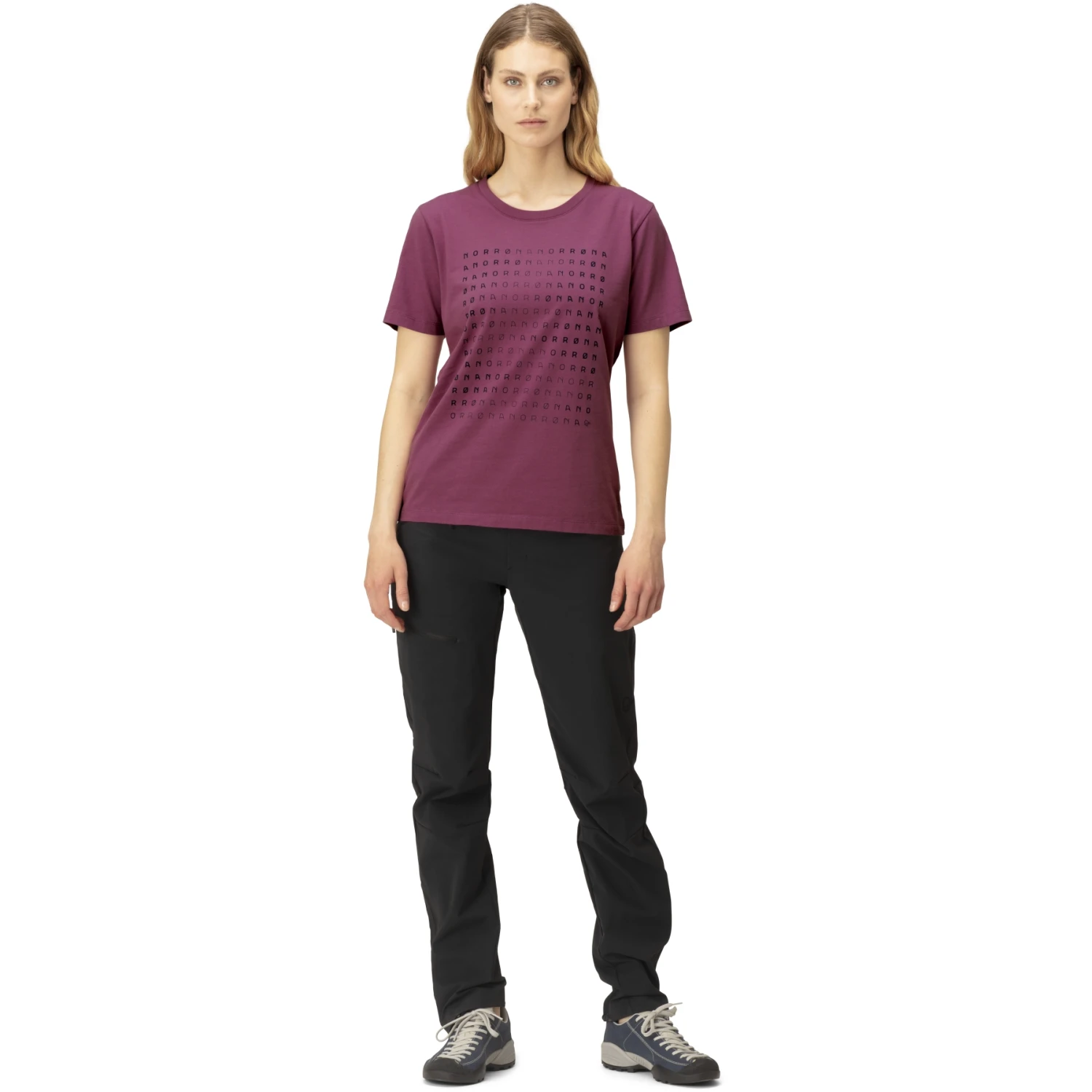 Norrona Camiseta Mujer - /29 Cotton Matrix - Violet Quartz 4 Norrona Camiseta Mujer - /29 Cotton Matrix - Violet Quartz - Imagen 4