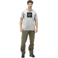 Norrona Camiseta Hombre - /29 Cotton Square Viking - Drizzle Melange 8 Norrona Camiseta Hombre - /29 Cotton Square Viking - Drizzle Melange -Norrona norrona 29 cotton square viking t shirt men drizzle melange 3 1032952
