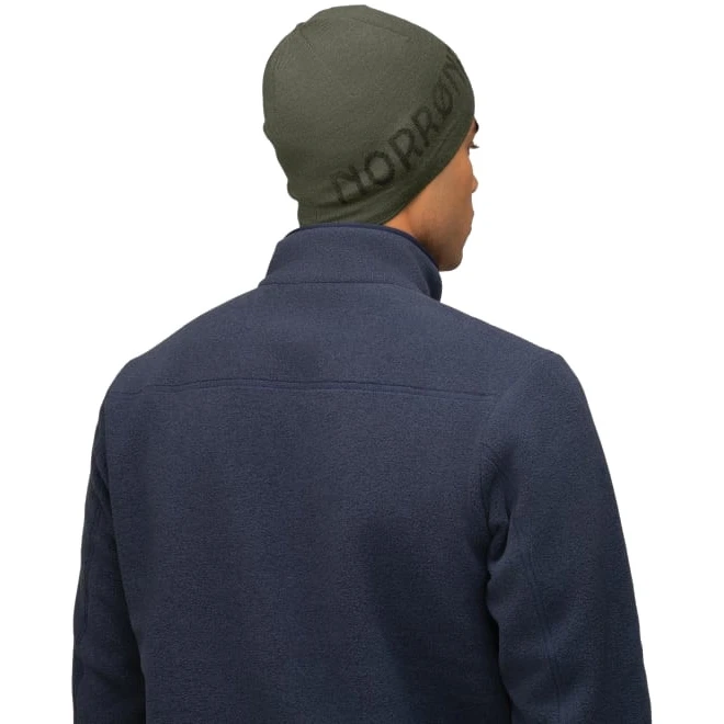 Norrona Gorro - /29 Light MerinoUll Logo - Olive Night Melange 3 Norrona Gorro - /29 Light MerinoUll Logo - Olive Night Melange - Imagen 3