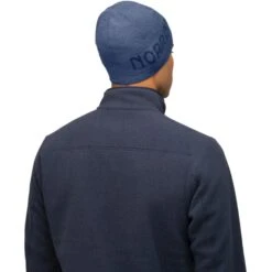 Norrona Gorro - /29 Light MerinoUll Logo - Vintage Indigo Melange -Norrona norrona 29 light merinoull logo beanie vintage indigo melange model 2 1519381