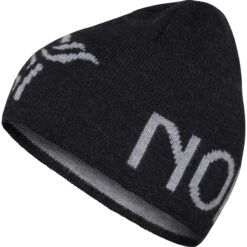 Norrona Gorro - /29 MerinoUll Logo - Caviar Melange