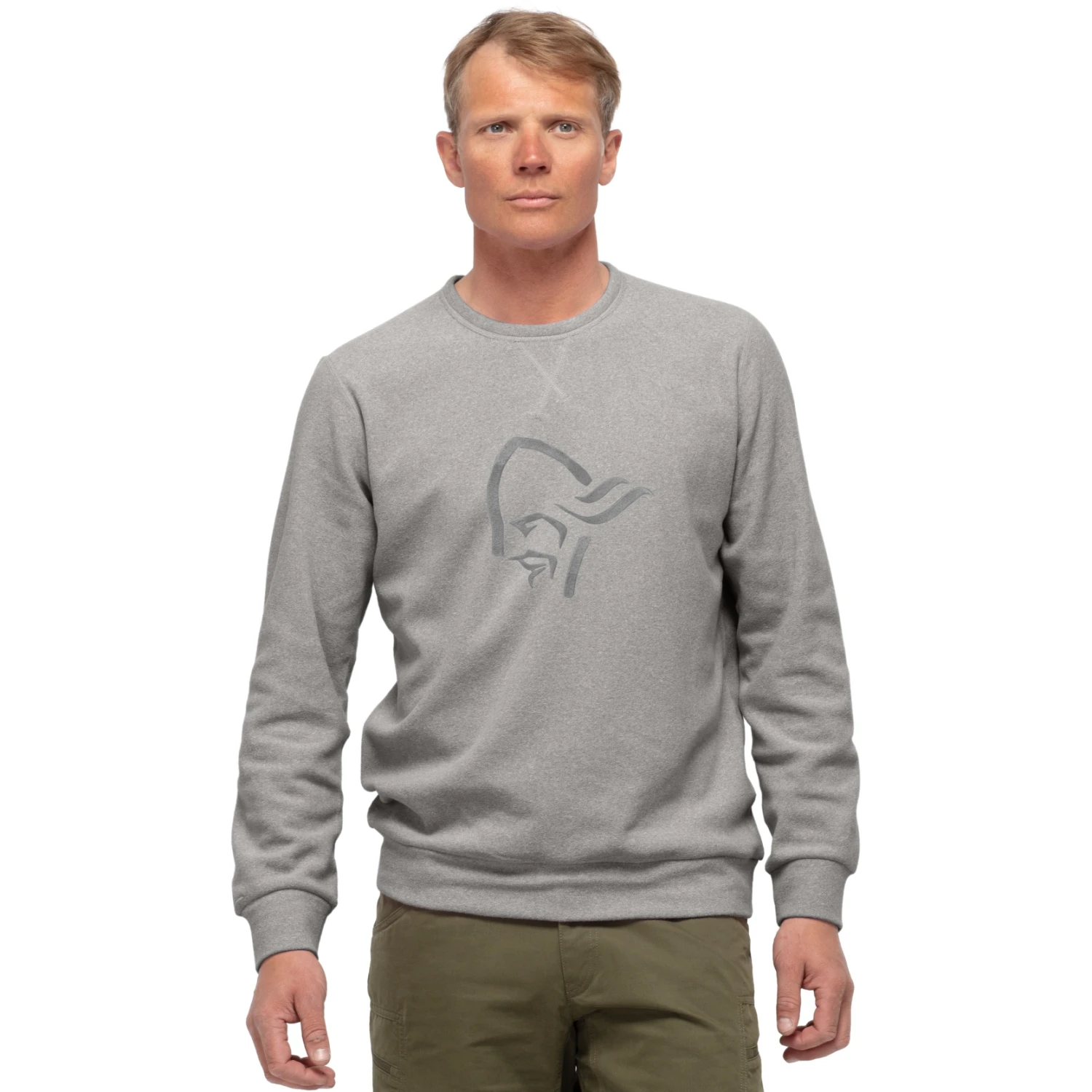 Norrona Sudadera - Crew Neck Unisex - Drizzle Melange 1 Norrona Sudadera - Crew Neck Unisex - Drizzle Melange