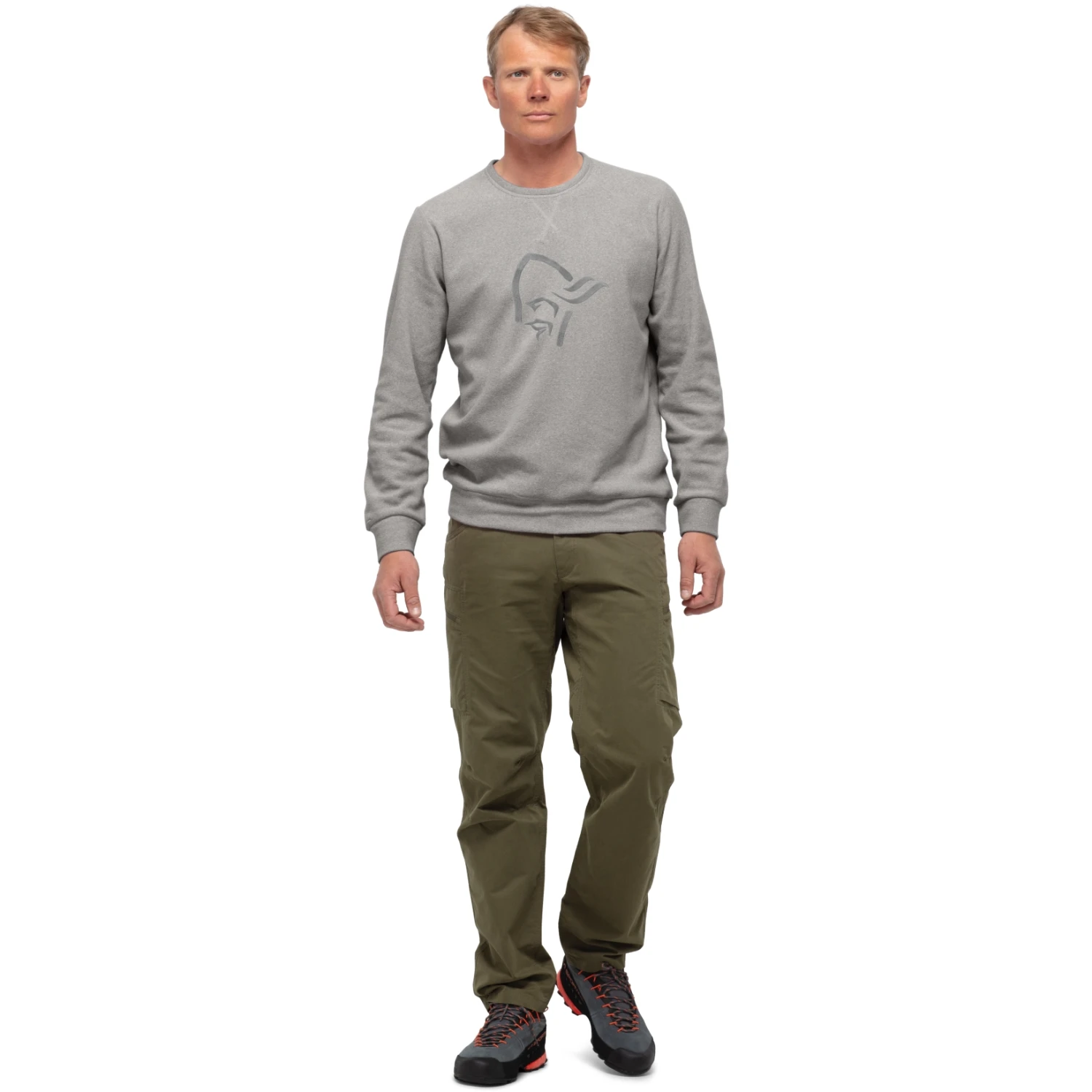 Norrona Sudadera - Crew Neck Unisex - Drizzle Melange 4 Norrona Sudadera - Crew Neck Unisex - Drizzle Melange - Imagen 4