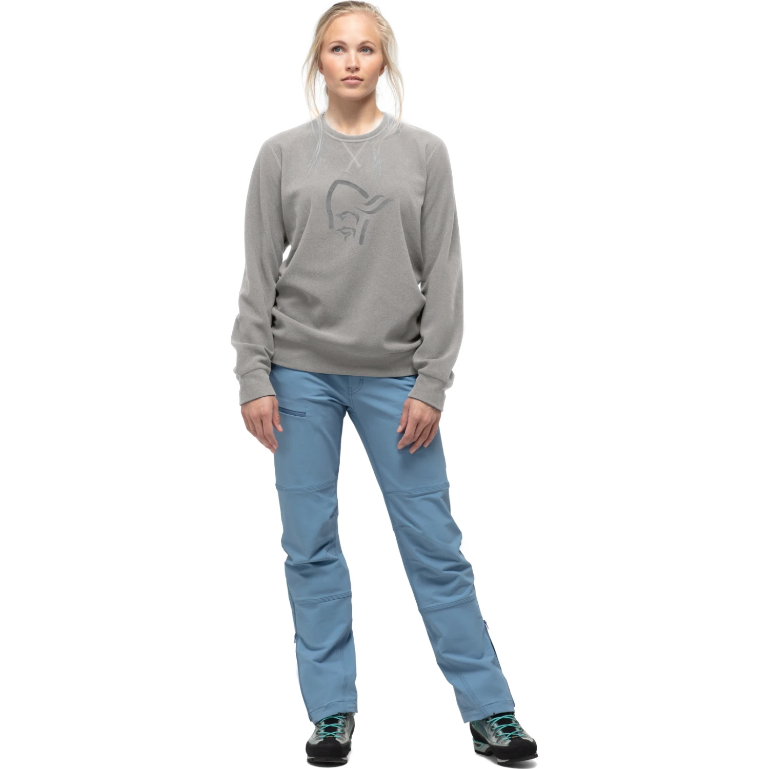 Norrona Sudadera - Crew Neck Unisex - Drizzle Melange 6 Norrona Sudadera - Crew Neck Unisex - Drizzle Melange - Imagen 6