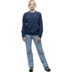 Norrona Sudadera - Crew Neck Unisex - Indigo Night -Norrona norrona crew neck unisex longsleeve indigo night 4 1024877