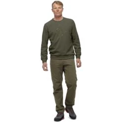 Norrona Sudadera - Crew Neck Unisex - Olive Night -Norrona norrona crew neck unisex longsleeve olive night 3 1024881