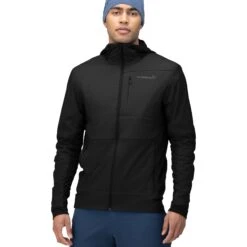 Norrona Chaqueta Hombre - Falketind Alpha90 Insulated Zip Hood - Caviar
