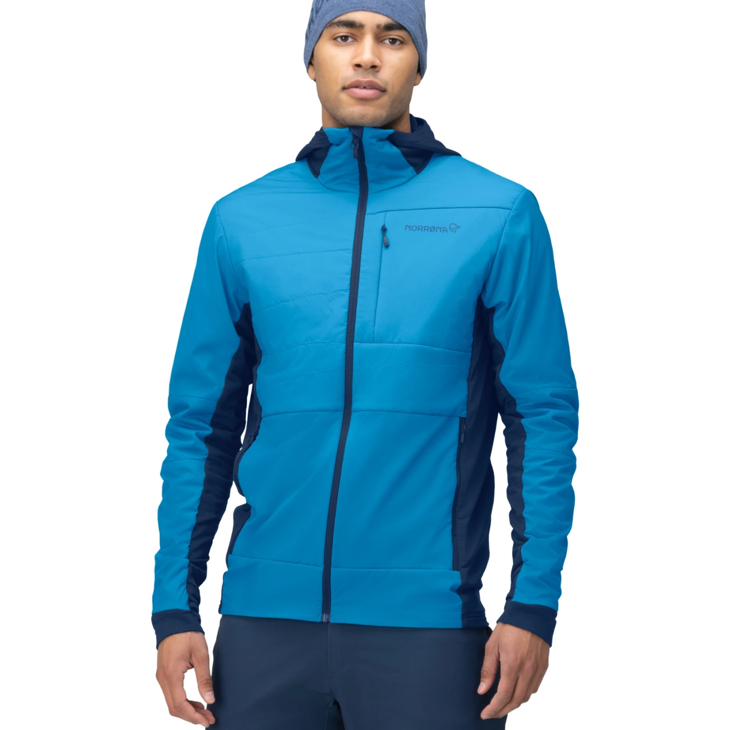 Norrona Chaqueta Hombre - Falketind Alpha90 Insulated Zip Hood - Hawaiian Surf/Indigo Night 1 Norrona Chaqueta Hombre - Falketind Alpha90 Insulated Zip Hood - Hawaiian Surf/Indigo Night