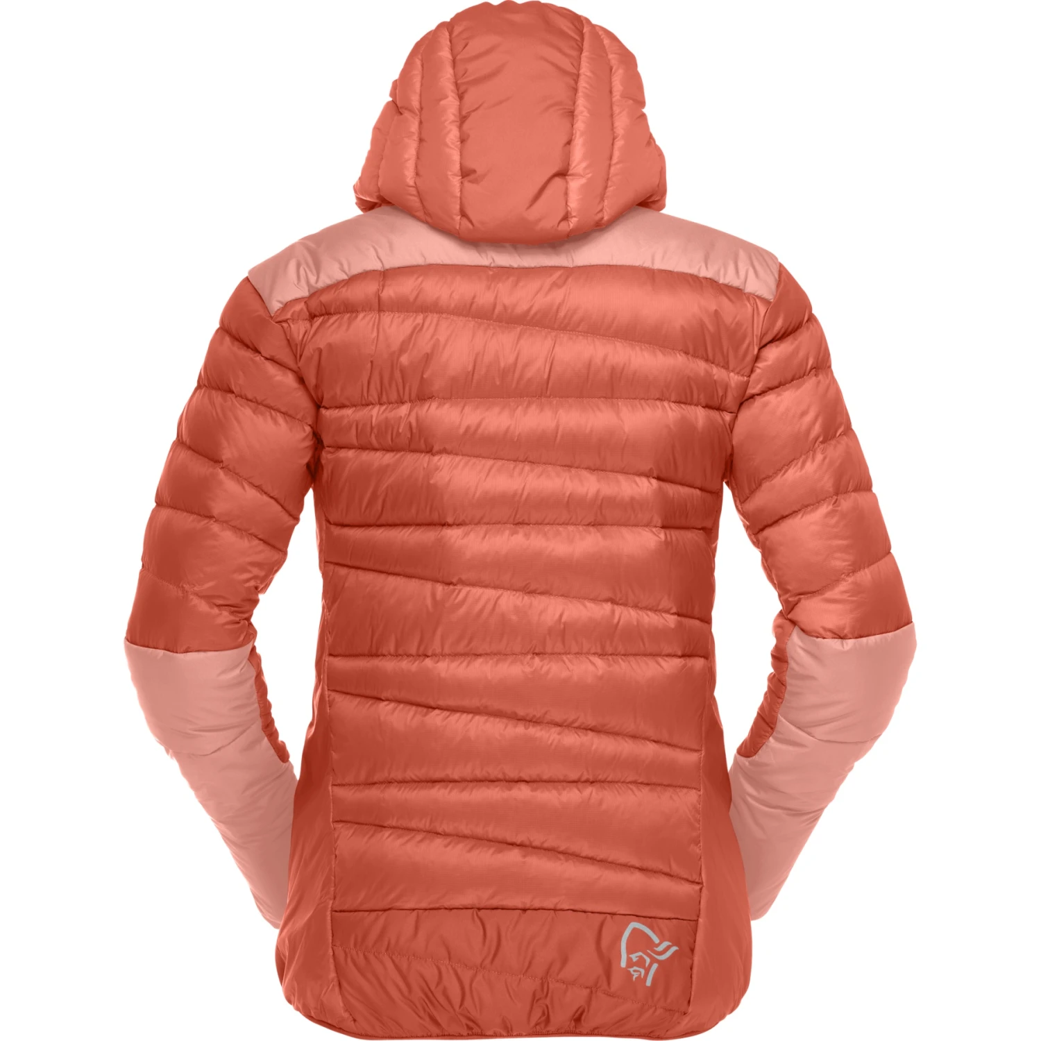 Norrona Plumífero Chaqueta Mujer - Falketind Down750 Hood - Orange Alert/Peach Amber 3 Norrona Plumífero Chaqueta Mujer - Falketind Down750 Hood - Orange Alert/Peach Amber - Imagen 3