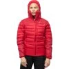Norrona Plumífero Chaqueta Mujer - Falketind Down750 Hood - True Red