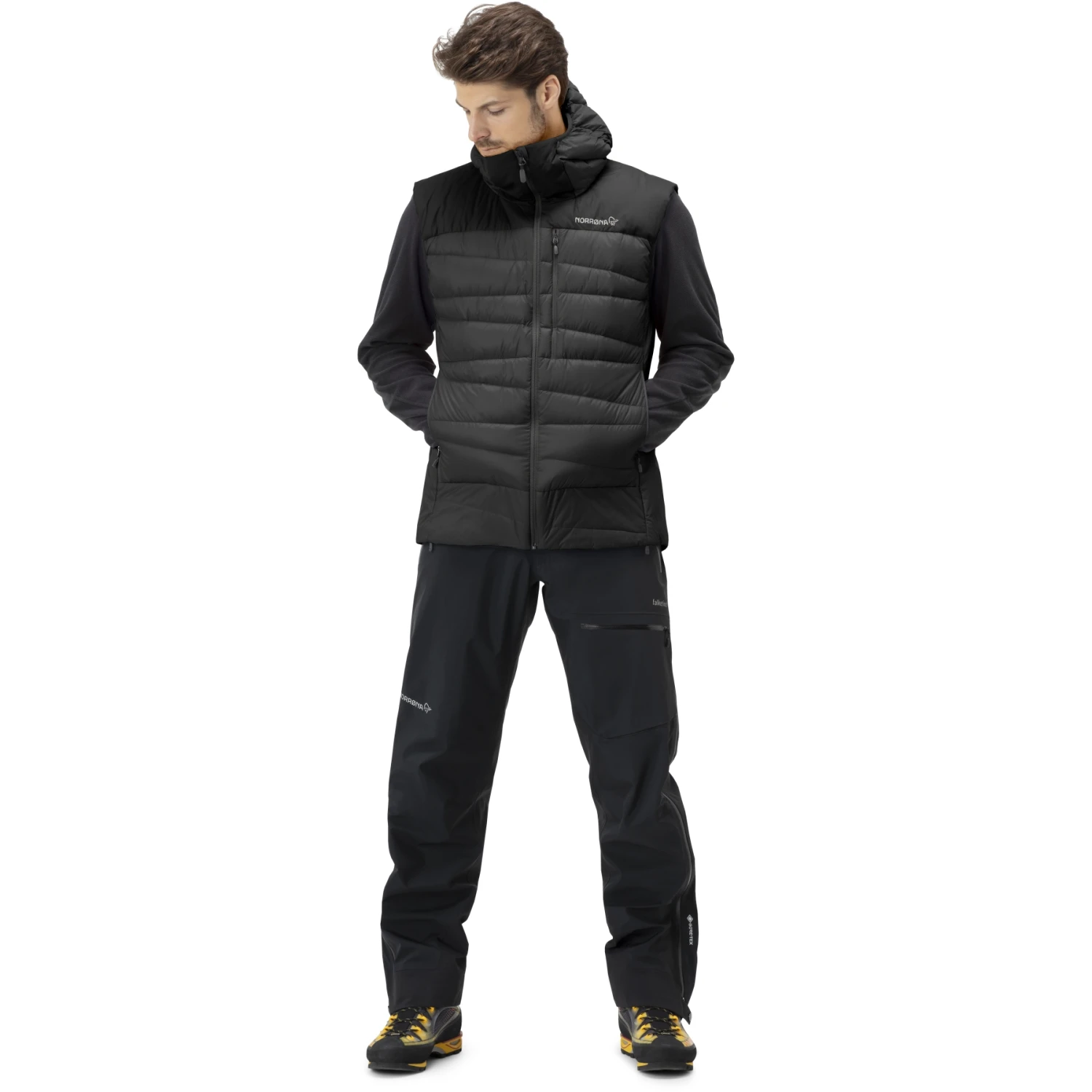 Norrona Chaleco Plumas Hombre - Falketind Down750 - Caviar 4 Norrona Chaleco Plumas Hombre - Falketind Down750 - Caviar - Imagen 4