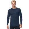 Norrona Camiseta De Manga Larga Hombre - Falketind Equaliser Merino Round Neck - Indigo Night