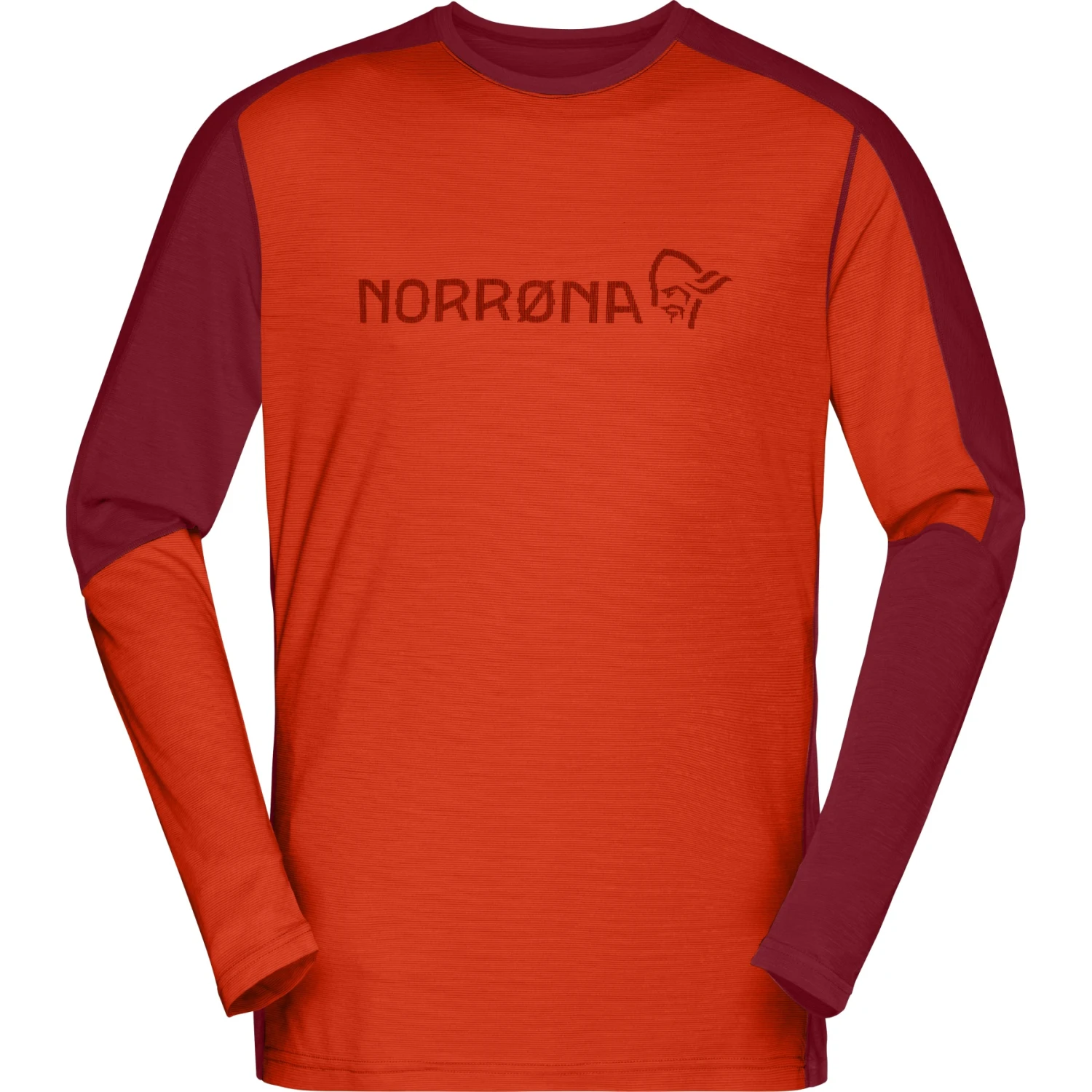 Norrona Camiseta De Manga Larga Hombre - Falketind Equaliser Merino Round Neck - Arednalin/Rhubarb 1 Norrona Camiseta De Manga Larga Hombre - Falketind Equaliser Merino Round Neck - Arednalin/Rhubarb