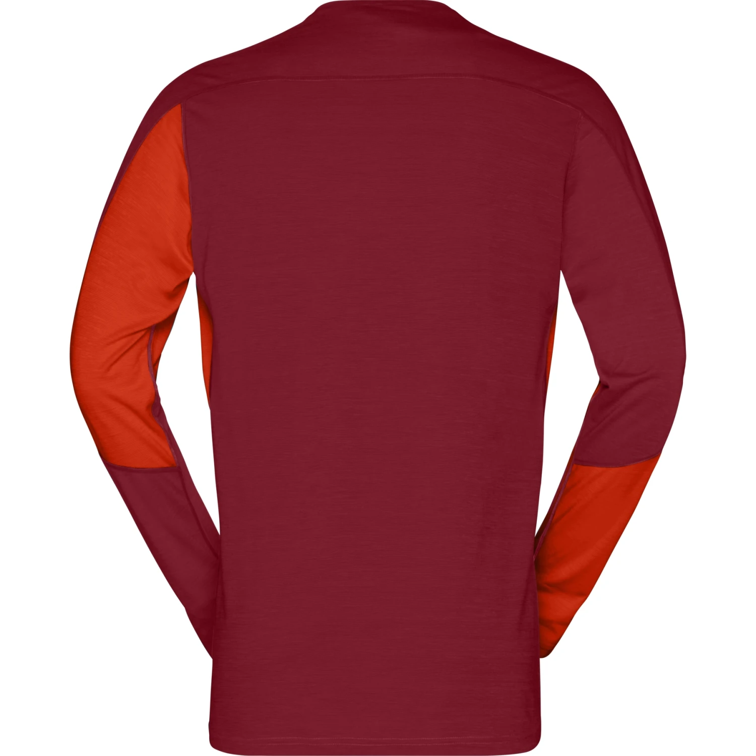 Norrona Camiseta De Manga Larga Hombre - Falketind Equaliser Merino Round Neck - Arednalin/Rhubarb 2 Norrona Camiseta De Manga Larga Hombre - Falketind Equaliser Merino Round Neck - Arednalin/Rhubarb - Imagen 2