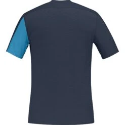Norrona Camiseta Hombre - Falketind Equaliser Merino - Hawaiian Surf/Indigo Night -Norrona norrona falketind equaliser merino t shirt men hawaiian surf indigo night 2 1123907