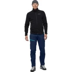 Norrona Pantalones Hombre - Falketind Flex1 Heavy Duty - Indigo Night/Hawaiian Surf -Norrona norrona falketind flex1 heavy duty pants men indigo night hawaiian surf 1 1461085
