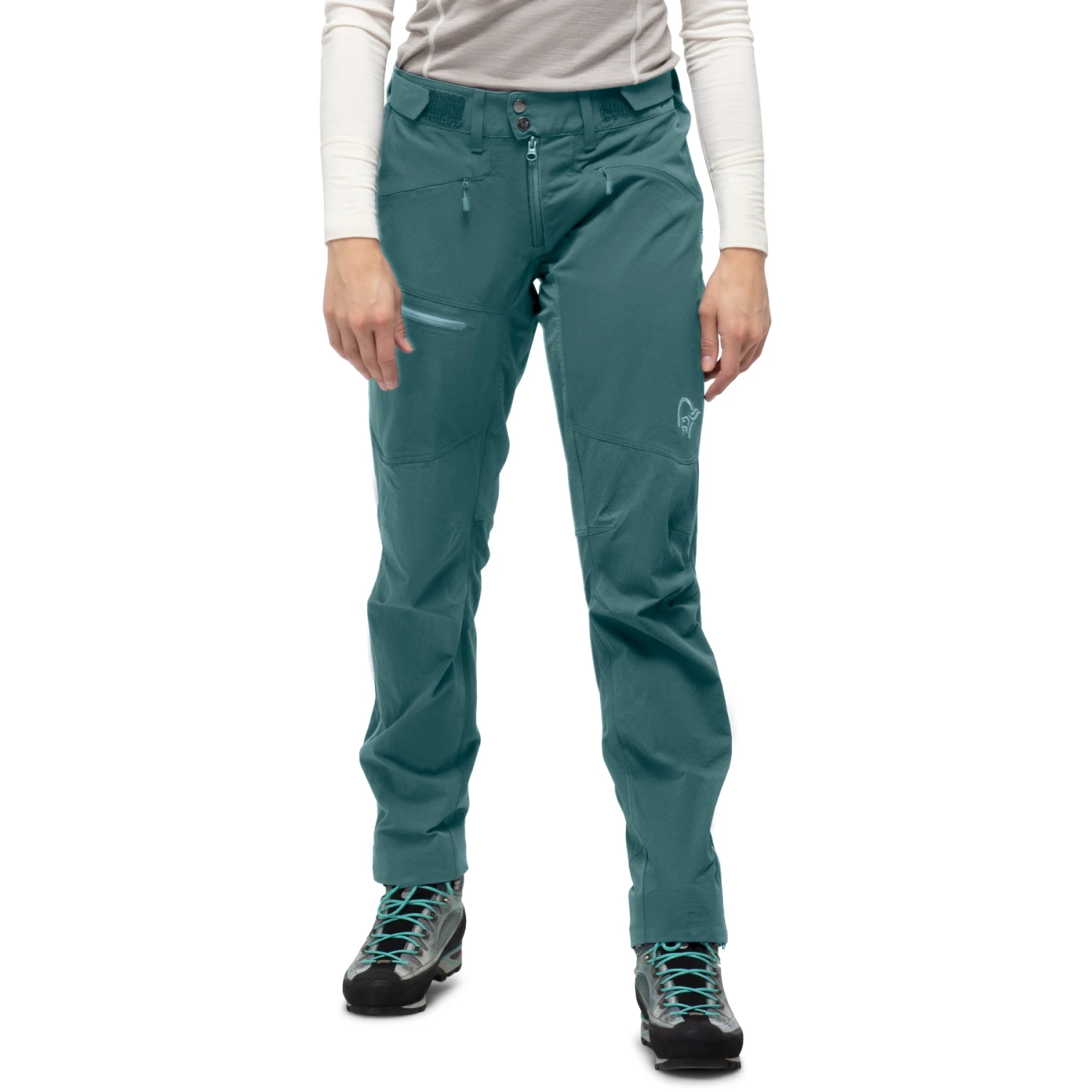 Norrona Pantalones Mujer - Falketind Flex1 Heavy Duty - North Atlantic 1 Norrona Pantalones Mujer - Falketind Flex1 Heavy Duty - North Atlantic
