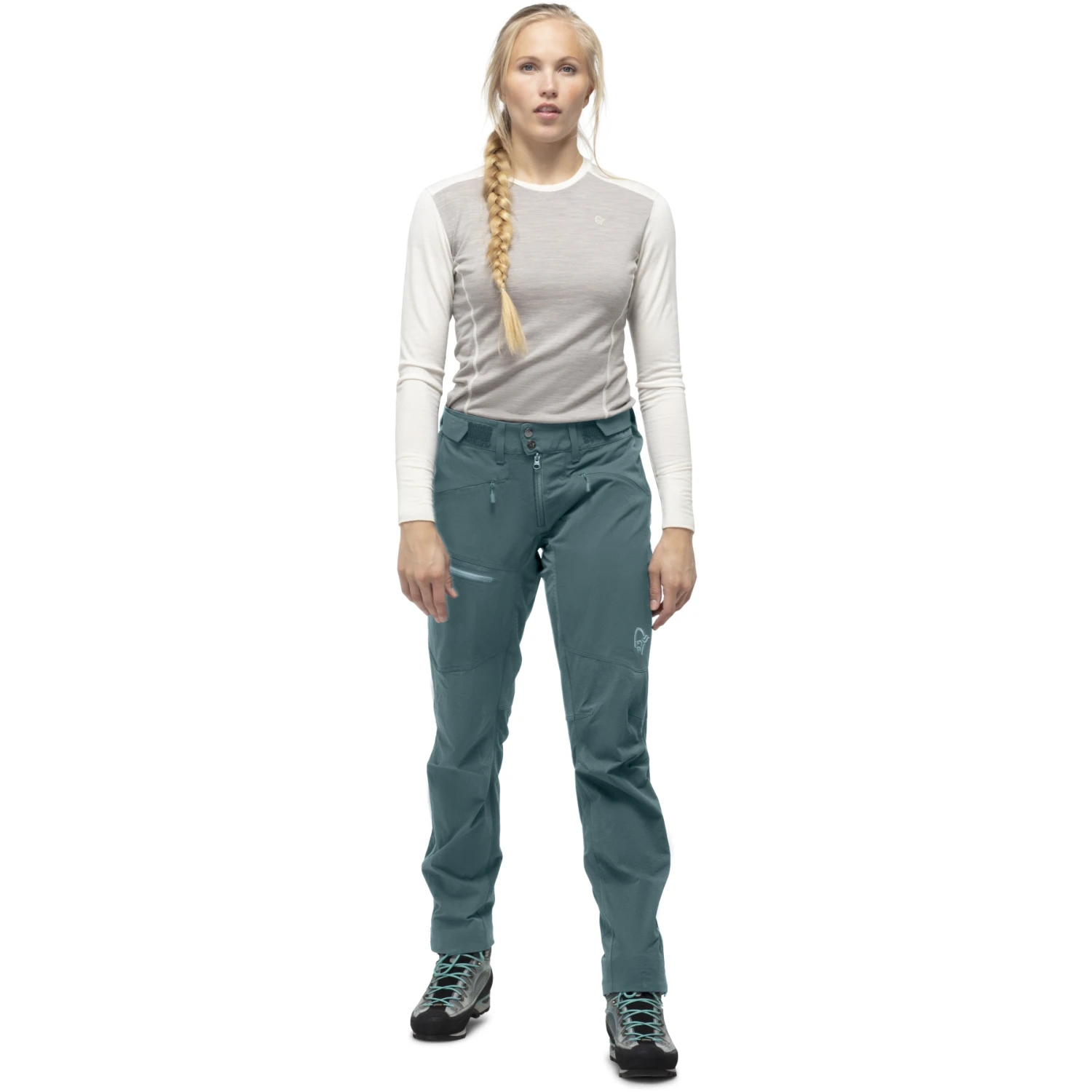 Norrona Pantalones Mujer - Falketind Flex1 Heavy Duty - North Atlantic 4 Norrona Pantalones Mujer - Falketind Flex1 Heavy Duty - North Atlantic - Imagen 4