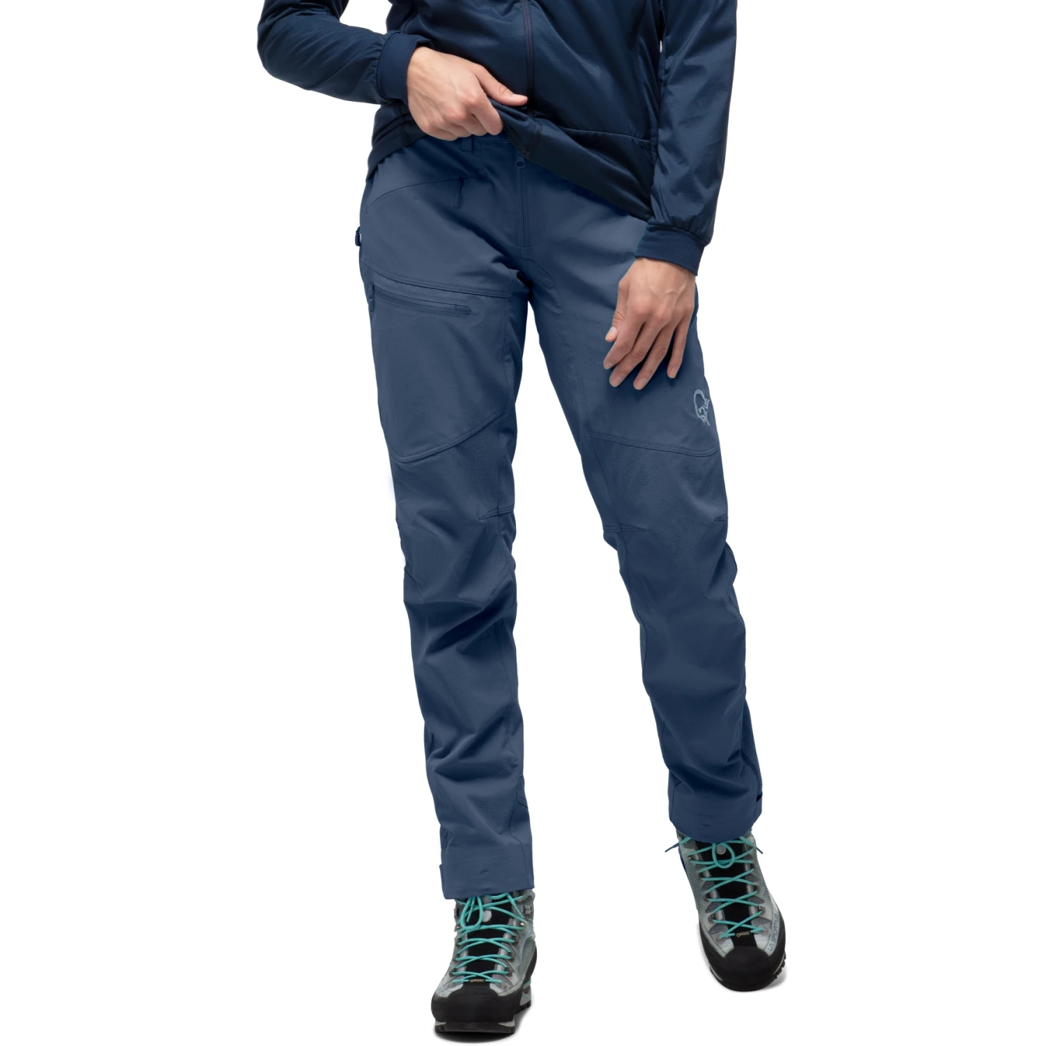 Norrona Pantalones Mujer - Falketind Flex1 Heavy Duty - Vintage Indigo 1 Norrona Pantalones Mujer - Falketind Flex1 Heavy Duty - Vintage Indigo