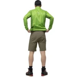 Norrona Pantalones Cortos Hombre - Falketind Flex1 - Olive Night -Norrona norrona falketind flex1 shorts men olive night model 2 1399469