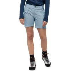 Norrona Pantalones Cortos Mujer - Falketind Flex1 - Blue Fog