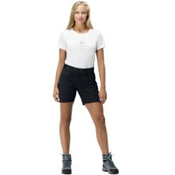 Norrona Pantalones Cortos Mujer - Falketind Flex1 - Caviar -Norrona norrona falketind flex1 shorts women caviar 2 1461021