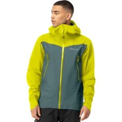 Norrona Chaqueta Hombre - Falketind Gore-Tex - Sulphur Spring/North Atlantic