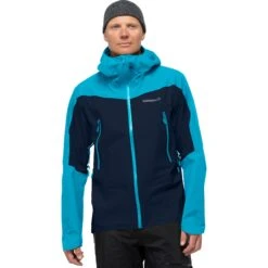 Norrona Chaqueta Hombre - Falketind Gore-Tex - Hawaiian Surf/Indigo Night