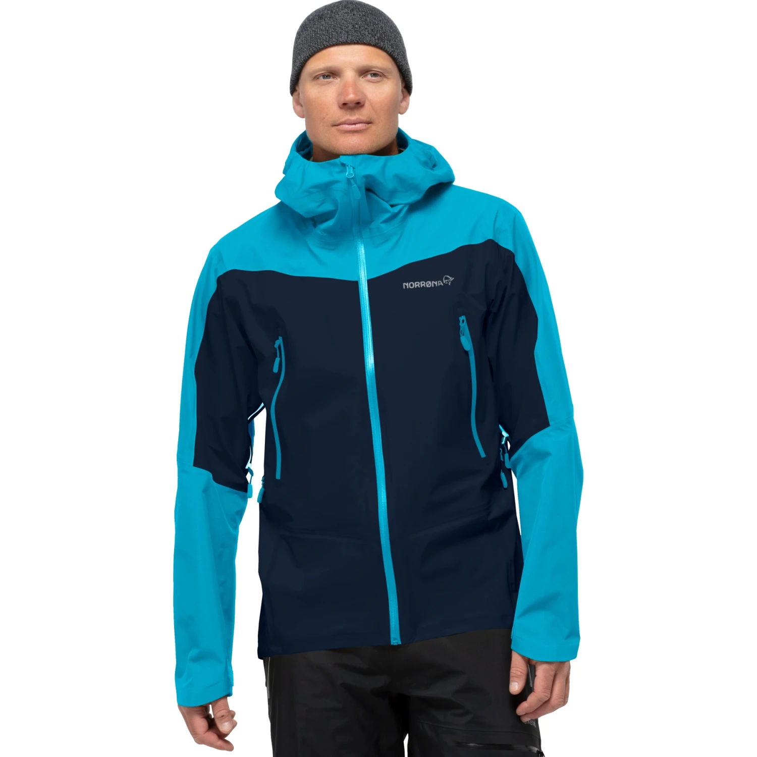 Norrona Chaqueta Hombre - Falketind Gore-Tex - Hawaiian Surf/Indigo Night 1 Norrona Chaqueta Hombre - Falketind Gore-Tex - Hawaiian Surf/Indigo Night