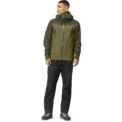 Norrona Chaqueta Hombre - Falketind Gore-Tex - Olive Night/Olive Drab -Norrona norrona falketind gore tex jacket men olive night olive drab 3 1253655