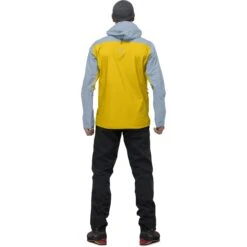 Norrona Chaqueta Hombre - Falketind Gore-Tex - Sulphur/Blue Fog -Norrona norrona falketind gore tex jacket men sulphur blue fog model 2 1399480