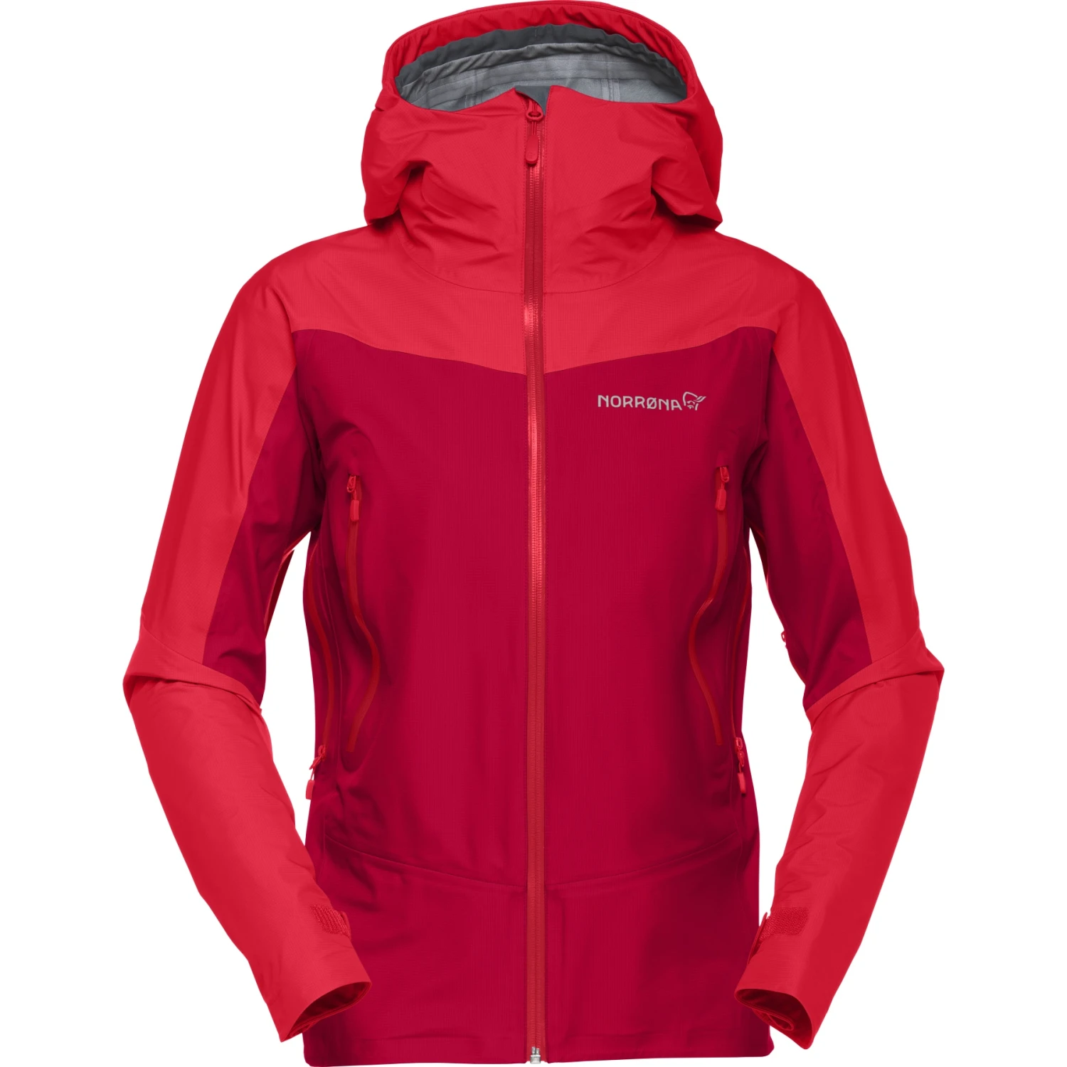 Norrona Chaqueta Mujer - Falketind Gore-Tex - Jester Rojo/True Rojo 2 Norrona Chaqueta Mujer - Falketind Gore-Tex - Jester Rojo/True Rojo - Imagen 2