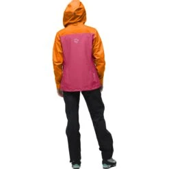 Norrona Chaqueta Mujer - Falketind Gore-Tex - Orange Popsicle/Honeysuckle -Norrona norrona falketind gore tex jacket women orange popsicle honeysuckle 4 1025321