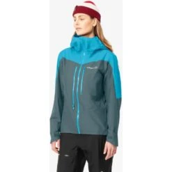 Norrona Chaqueta Mujer - Falketind Gore-Tex Paclite - Aquarius/North Atlantic -Norrona norrona falketind gore tex paclite jacket women aquarius north atlantic 5 1126226