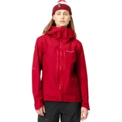 Norrona Chaqueta Mujer - Falketind Gore-Tex Paclite - Jester Red/True Red