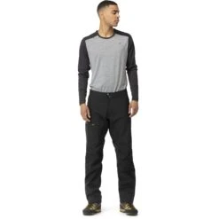 Norrona Pantalones Hombre - Falketind Gore-Tex Paclite - Caviar -Norrona norrona falketind gore tex paclite pants men caviar 2 1461640