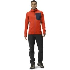 Norrona Chaqueta Hombre - Falketind Power Grid Hood - Arednalin -Norrona norrona falketind power grid hood men arednalin 2 1461714
