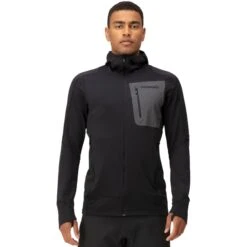 Norrona Chaqueta Hombre - Falketind Power Grid Hood - Caviar
