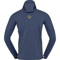 Norrona Chaqueta Hombre - Falketind Power Grid Hood - Vintage Indigo -Norrona norrona falketind power grid hood men vintage indigo 2 1341866