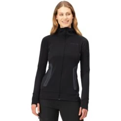 Norrona Chaqueta Mujer - Falketind Power Grid Hood - Caviar