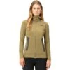 Norrona Chaqueta Mujer - Falketind Power Grid Hood - Olive Drab