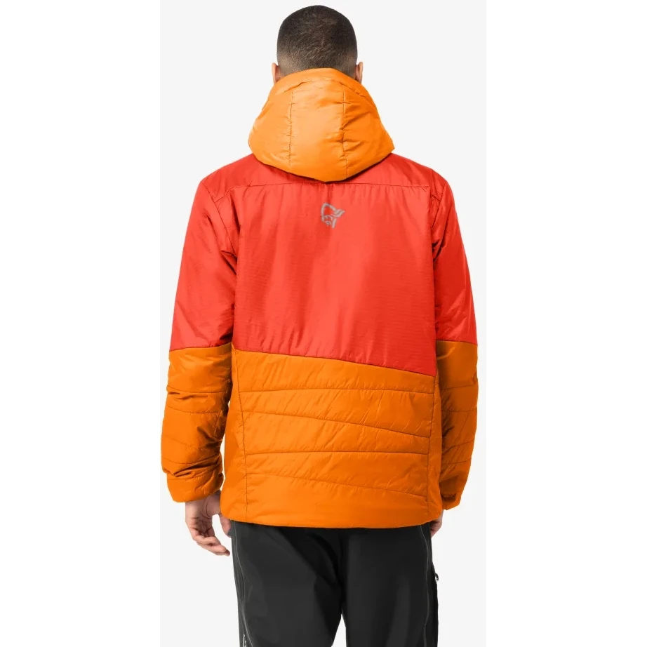 Norrona Chaqueta Hombre - Falketind Thermo60 Hood - Arednalin/Orange Popsicle 5 Norrona Chaqueta Hombre - Falketind Thermo60 Hood - Arednalin/Orange Popsicle - Imagen 5