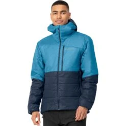 Norrona Chaqueta Hombre - Falketind Thermo60 Hood - Hawaiian Surf/Indigo Night
