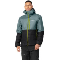 Norrona Chaqueta Hombre - Falketind Thermo60 Hood - North Atlantic/Caviar